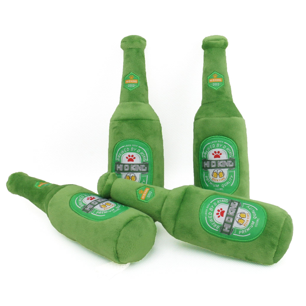 Beer Squishy Dog Toy