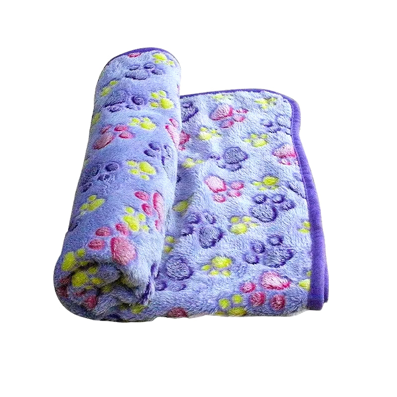 Soft Fluffy High Quality Pet Blanket Cute Cartoon Pattern Pet Mat Warm and Comfortable Blanket for Cat Dogs