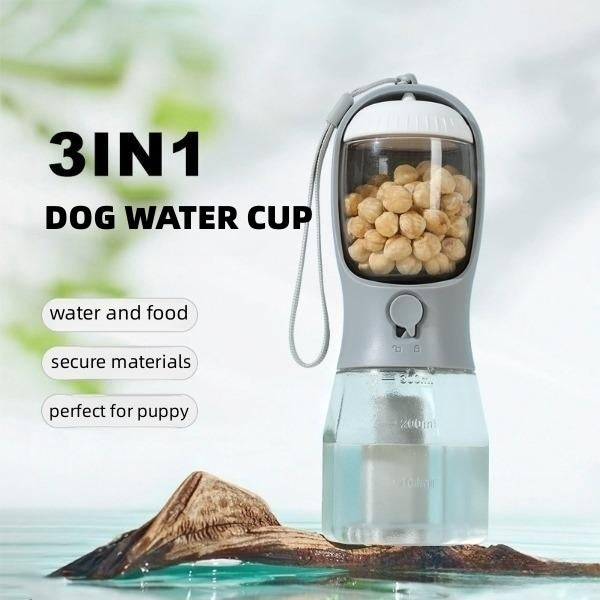 Three-in-one Portable Small Multi-functional Pet Cup