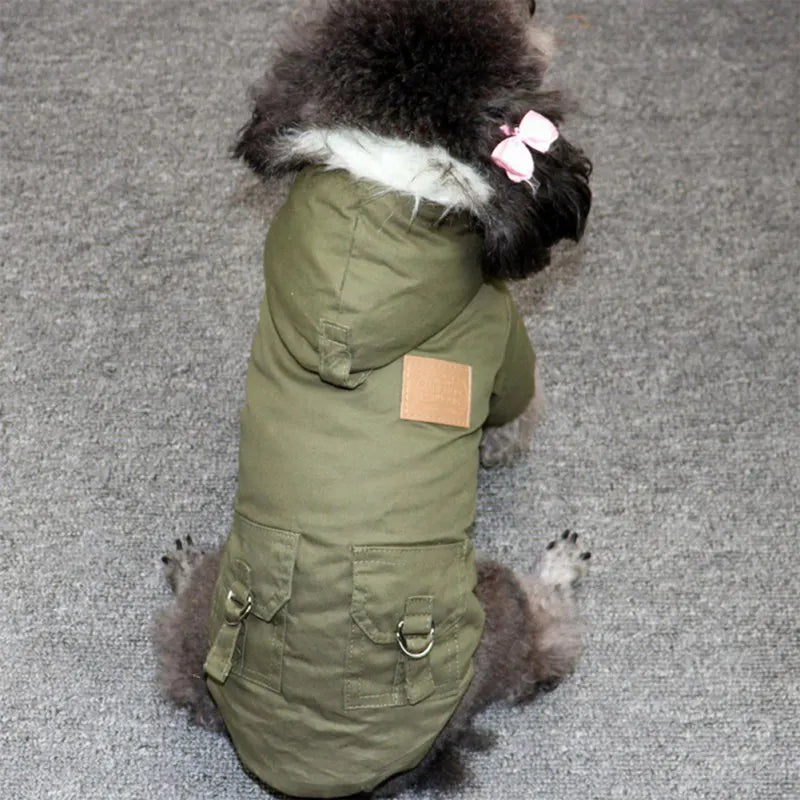 Winter Dog Clothes Puppy Pet Dog Coat Jacket for Small Medium Dog Thicken Warm Chihuahua Yorkies Hoodie Pets Clothing